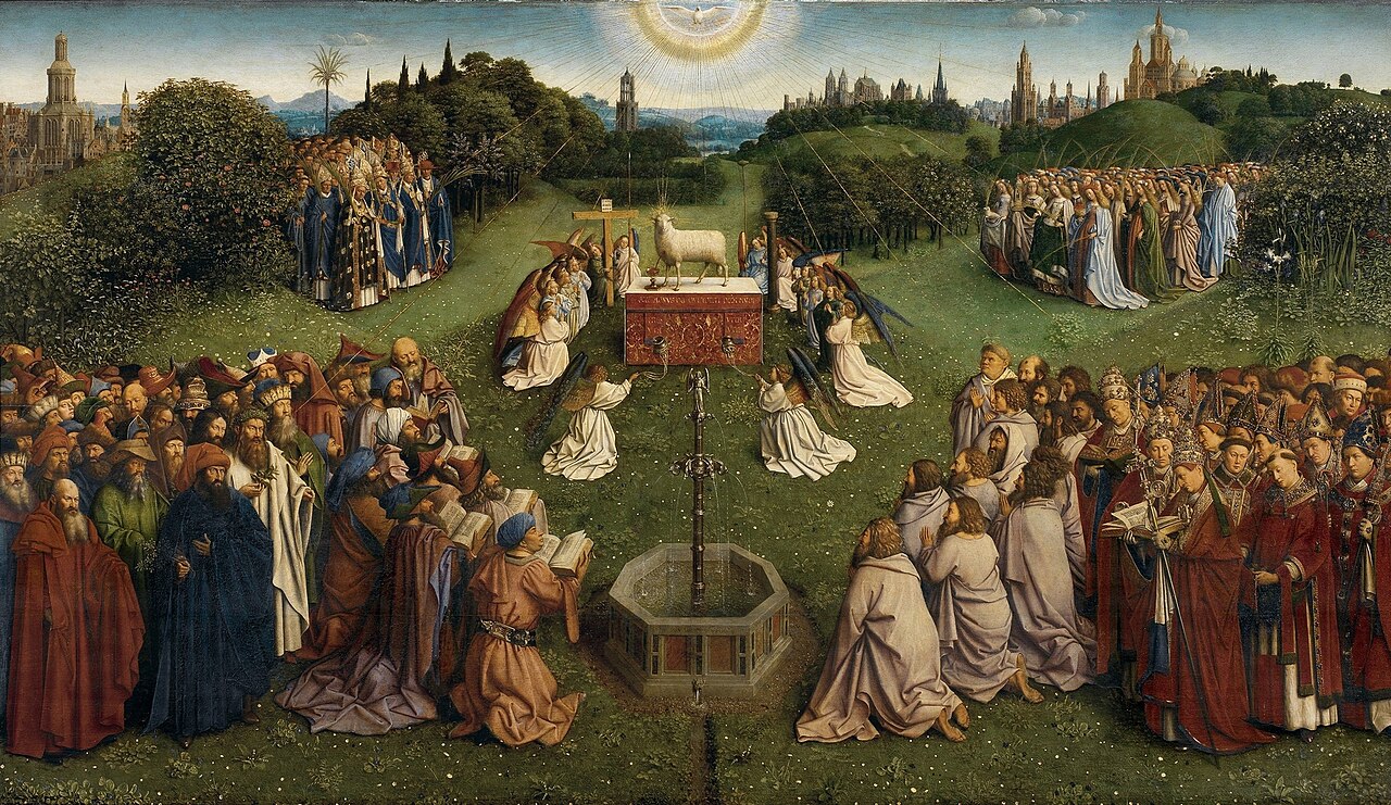L'Adorazione dell'Agnello mistico (Polittico di Gand, Jan van Eyck)