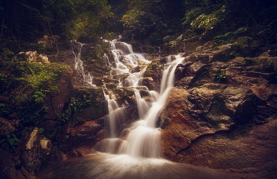 Wasserfall im Wald