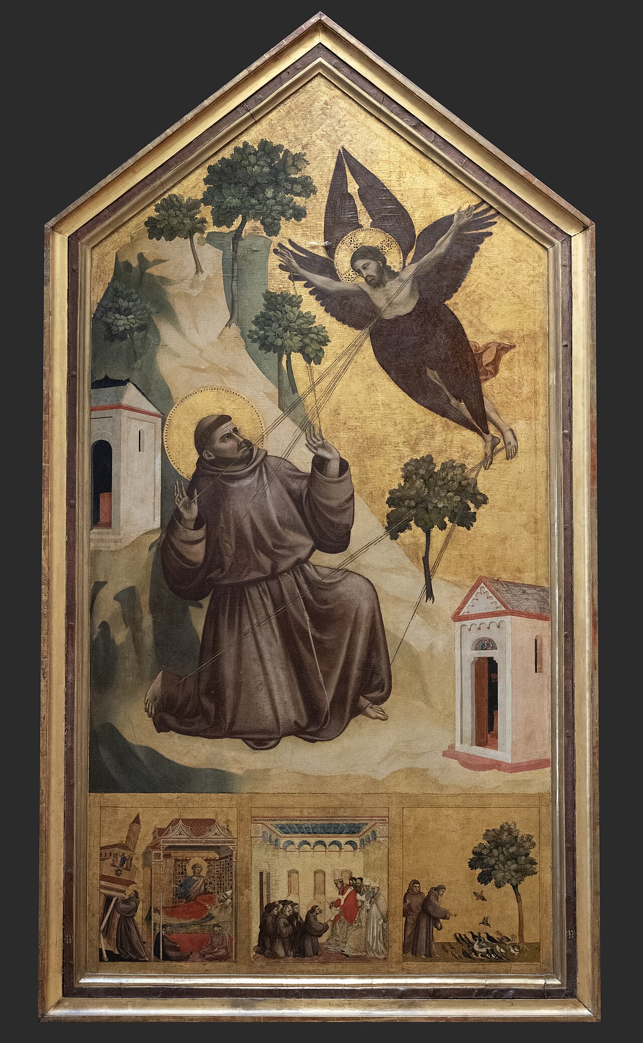Der hl. Franziskus empfängt die Wundmale Christi