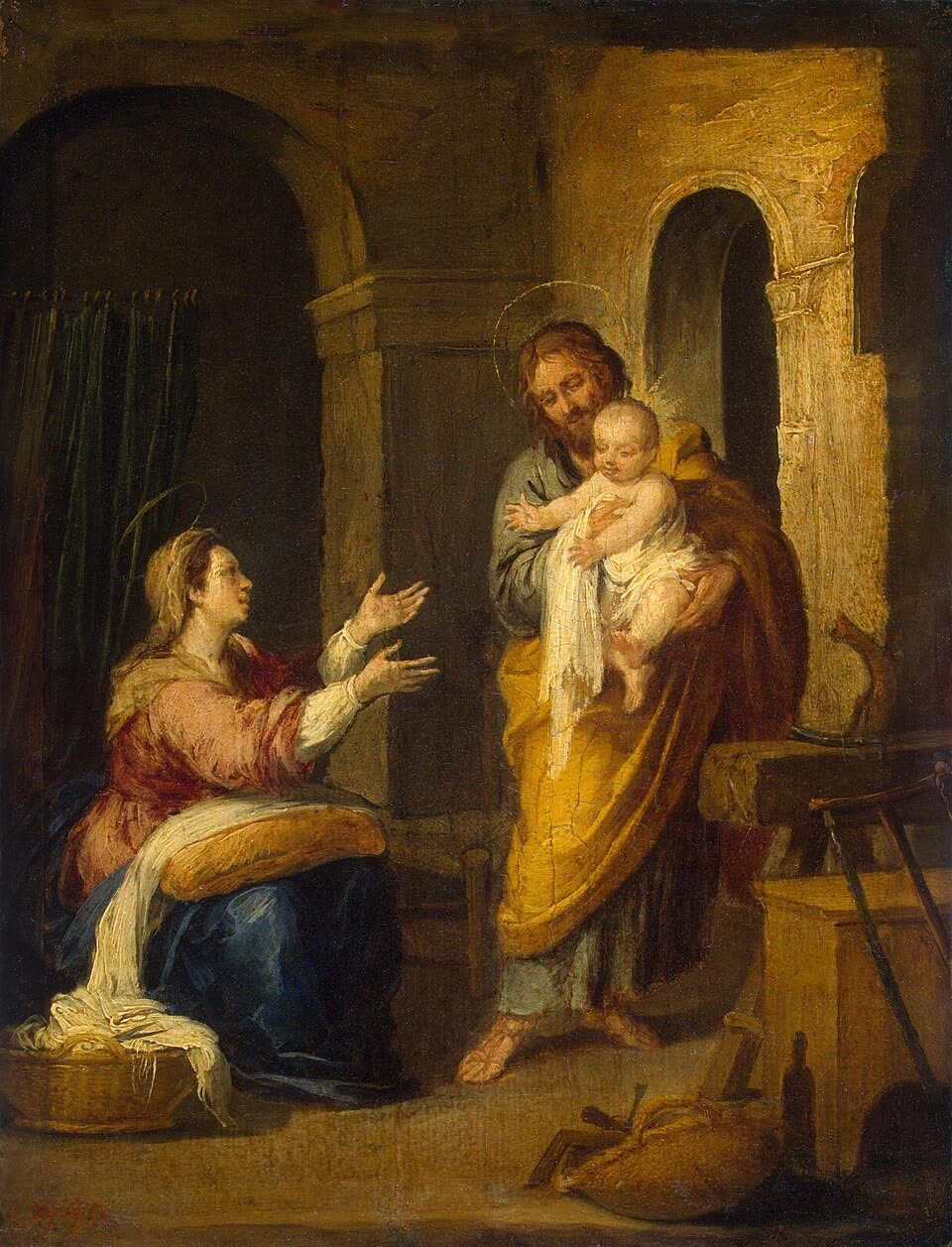 Die Heilige Familie: Maria, Josef und das Jesuskind