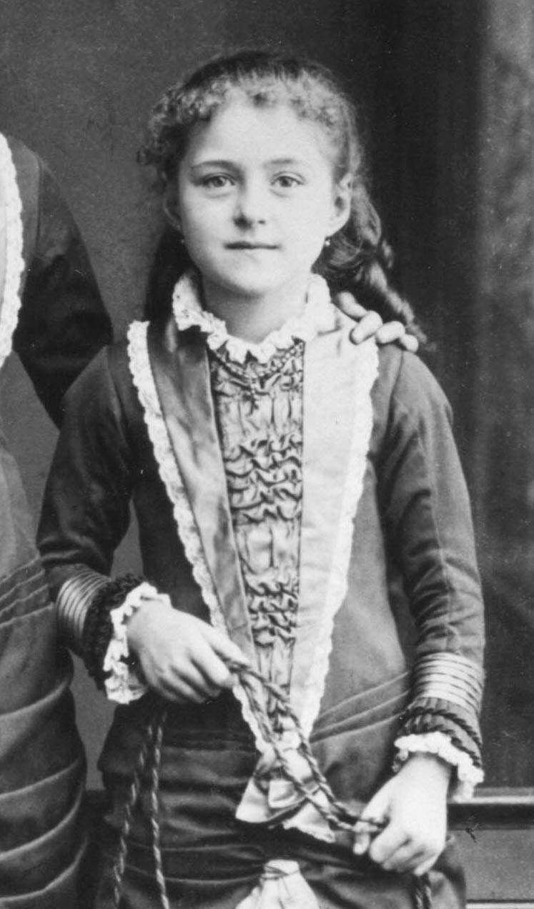 Santa Teresa di Gesù Bambino da bambina (1881, prima dell'ingresso in monastero)